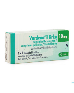 Vardenafil krka 10mg comp pell  4 x 10mg