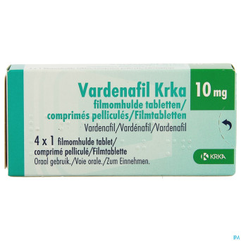 Vardenafil krka 10mg comp pell  4 x 10mg
