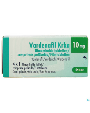 Vardenafil krka 10mg comp pell  4 x 10mg