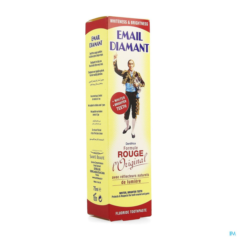 Email diamant dentirice formule rouge    75ml