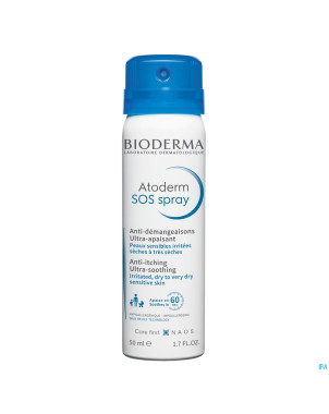 Bioderma atoderm sos spray s/capuchon    50ml