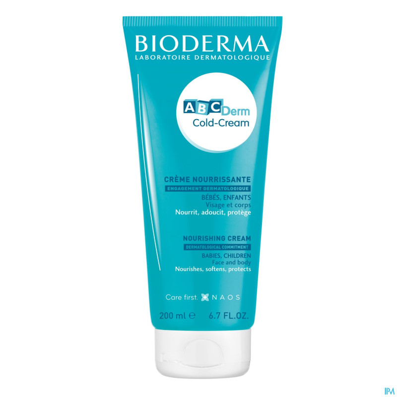 Bioderma abcderm cold cream visage corps nf  200ml