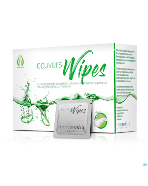 Ocuvers wipes 20