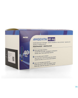 Amgevita 40mg sol inj 50mg/ml stylo preremplie 6
