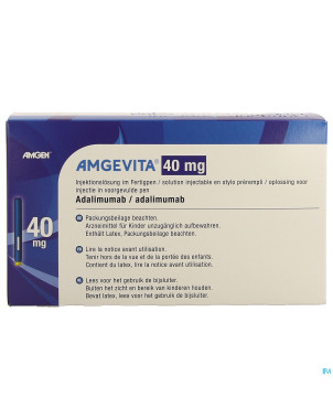 Amgevita 40mg sol inj 50mg/ml stylo preremplie 6