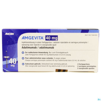 Amgevita 40mg sol inj 50mg/ml ser preremplie 2