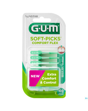 Gum softpicks comfort flex regular    40
