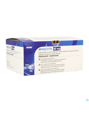 Amgevita 40mg sol inj 50mg/ml ser.preremplie 6