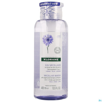 Klorane visage bleuet eau micellaire    400ml