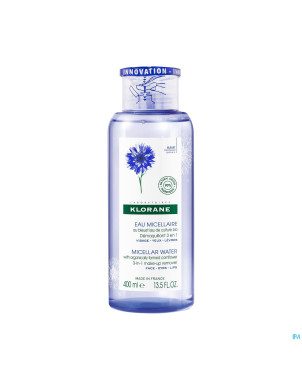 Klorane visage bleuet eau micellaire    400ml