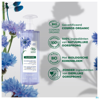 Klorane visage bleuet eau micellaire    400ml