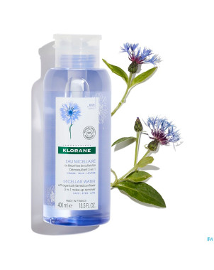 Klorane visage bleuet eau micellaire    400ml