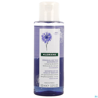 Klorane visage bleuet demaquillant wtp fl 100ml