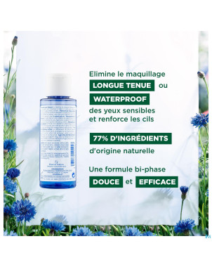 Klorane visage bleuet demaquillant wtp fl 100ml