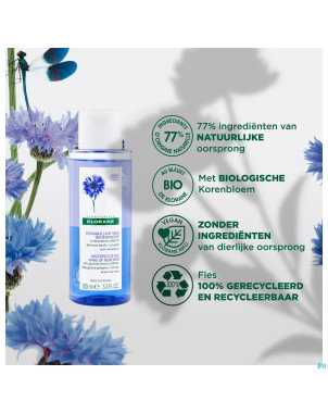 Klorane visage bleuet demaquillant wtp fl 100ml