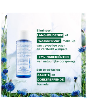 Klorane visage bleuet demaquillant wtp fl 100ml