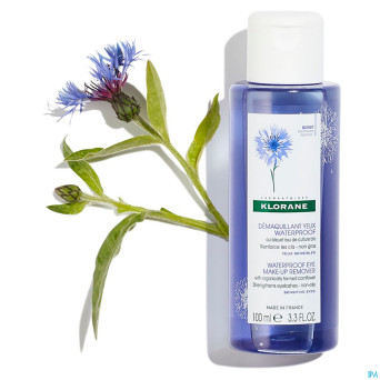 Klorane visage bleuet demaquillant wtp fl 100ml