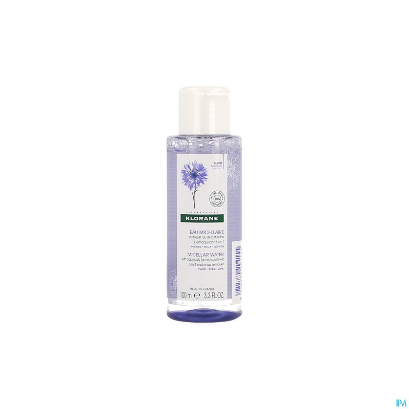 Klorane visage bleuet eau micellaire    100ml