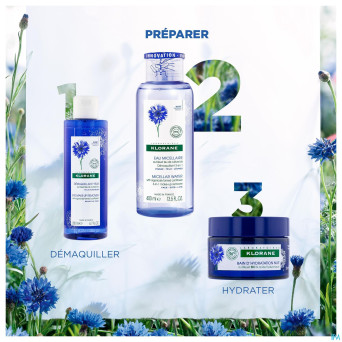 Klorane visage bleuet eau micellaire    100ml