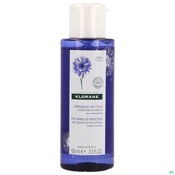 Klorane visage bleuet demaquillant yeux    100ml