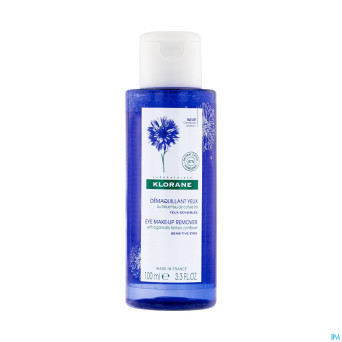 Klorane visage bleuet demaquillant yeux    100ml