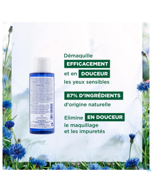 Klorane visage bleuet demaquillant yeux    100ml