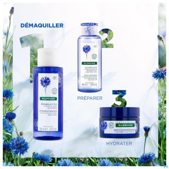 Klorane visage bleuet demaquillant yeux    100ml