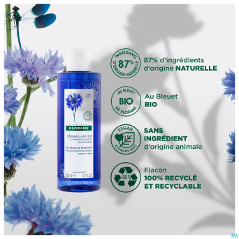 Klorane visage bleuet demaquillant yeux    200ml