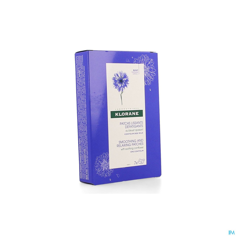 Klorane visage bleuet patchs lissants defat.sach.7