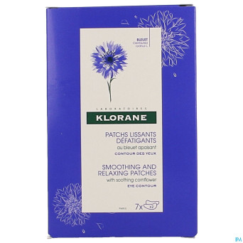 Klorane visage bleuet patchs lissants defat.sach.7