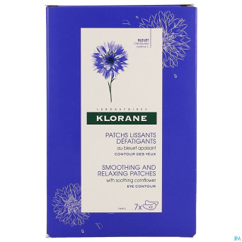 Klorane visage bleuet patchs lissants defat.sach.7