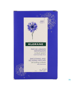 Klorane visage bleuet patchs lissants defat.sach.7