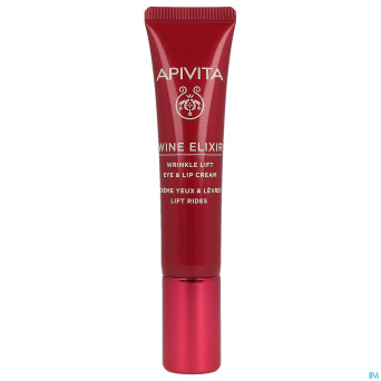 Apivita wine elixir creme a/rides yeux levres 15ml