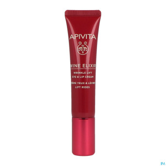 Apivita wine elixir creme a/rides yeux levres 15ml