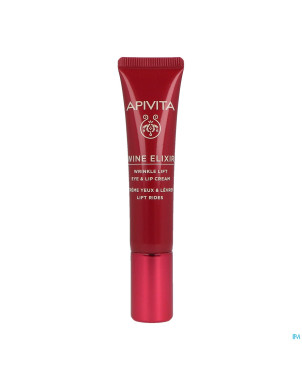 Apivita wine elixir creme a/rides yeux levres 15ml