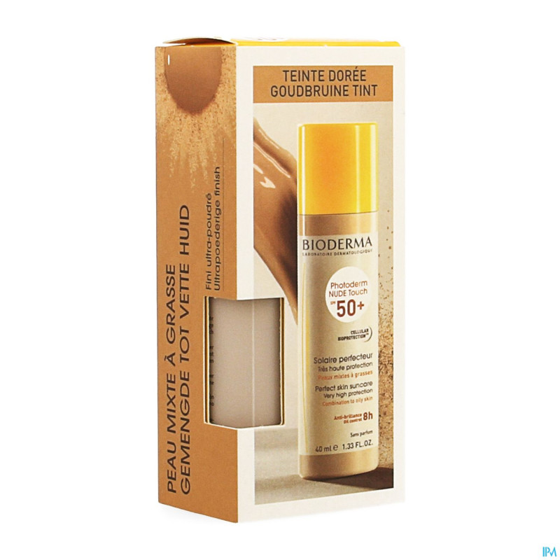 Bioderma photoderm nude touch spf50+ doree    40ml