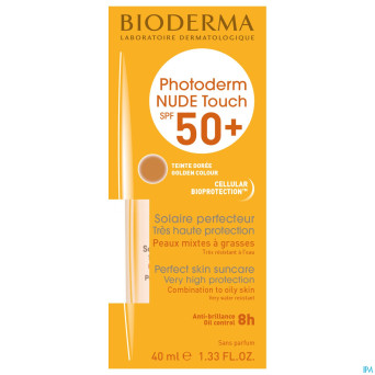Bioderma photoderm nude touch spf50+ doree    40ml