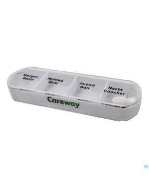 Careway pilbox pocket one day 4 compartiments