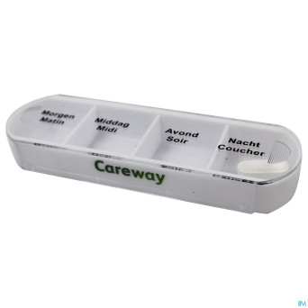Careway pilbox pocket one day 4 compartiments