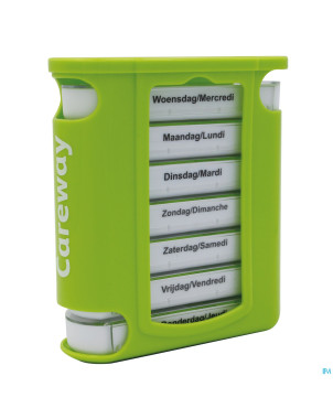 Careway pilbox 7 days boite rigide