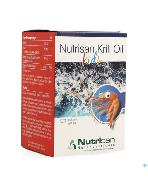 Nutrisan krill oil kids softgel 120