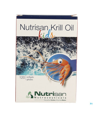 Nutrisan krill oil kids softgel 120