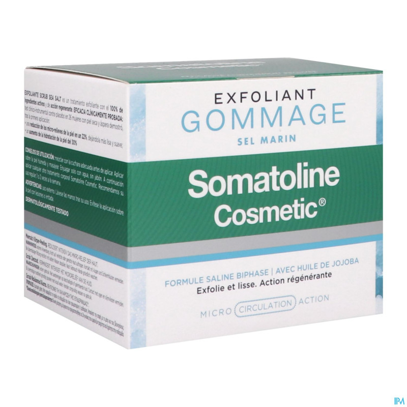 Somatoline cosm. gommage exfoliant sel marin  350g
