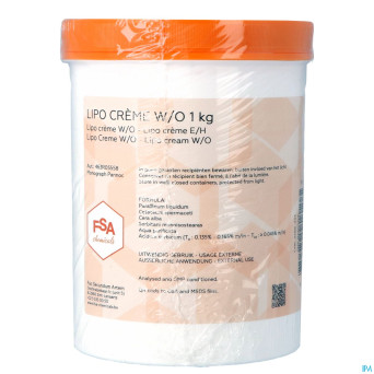 Lipo creme coldcream 1kg magis