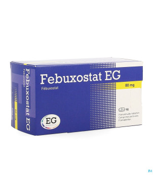 Febuxostat eg  80mg comp pell  98 x  80mg