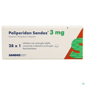 Paliperidon sandoz 3mg lib.prol. comp 28 x 3mg