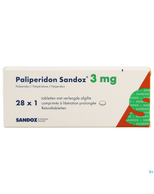 Paliperidon sandoz 3mg lib.prol. comp 28 x 3mg
