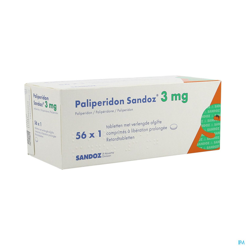 Paliperidon sandoz 3mg lib.prol. comp 56 x 3mg