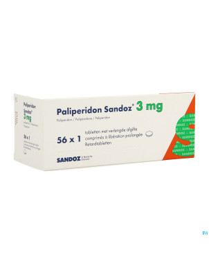 Paliperidon sandoz 3mg lib.prol. comp 56 x 3mg