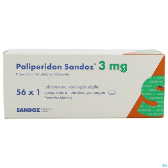 Paliperidon sandoz 3mg lib.prol. comp 56 x 3mg